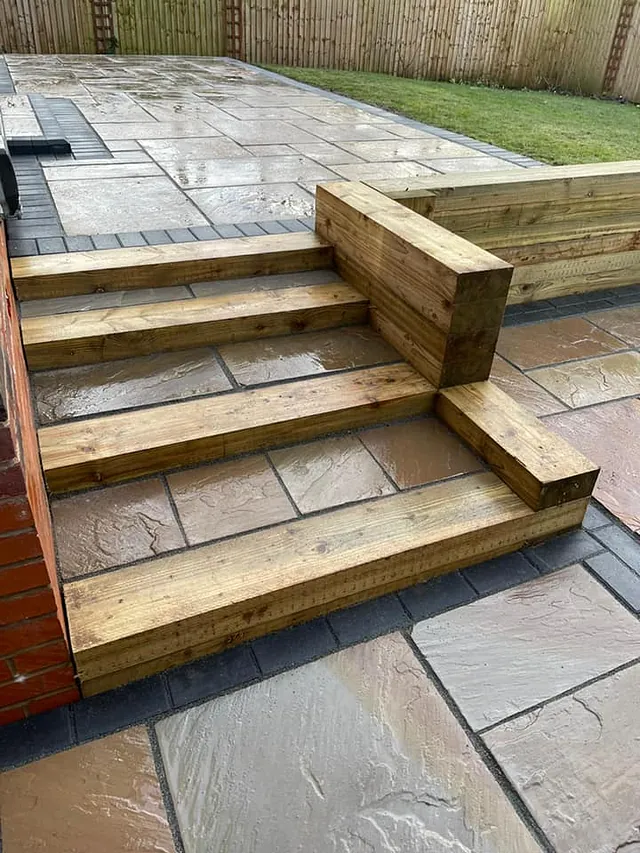 Decorative Tiled steps