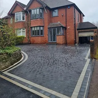 Block paving driveways