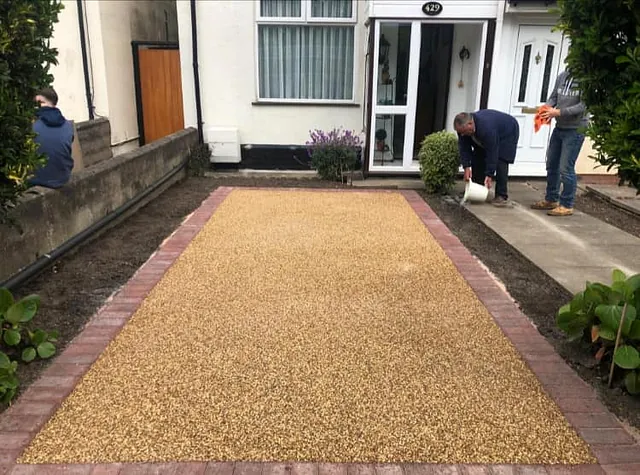 Resin driveway